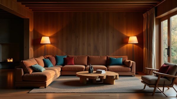 Quand le bois massif transforme le cœur de votre salon